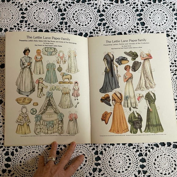 Vintage: Antique Lettie Lane Paper Dolls, Sheila Young,1981 - Picture 5 of 12